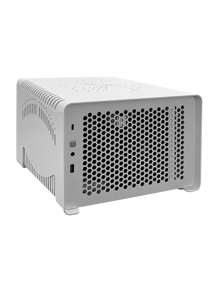 

ITX Case Portable horizontal desktop computer sfx aluminum alloy air-cooled mini case htpc case