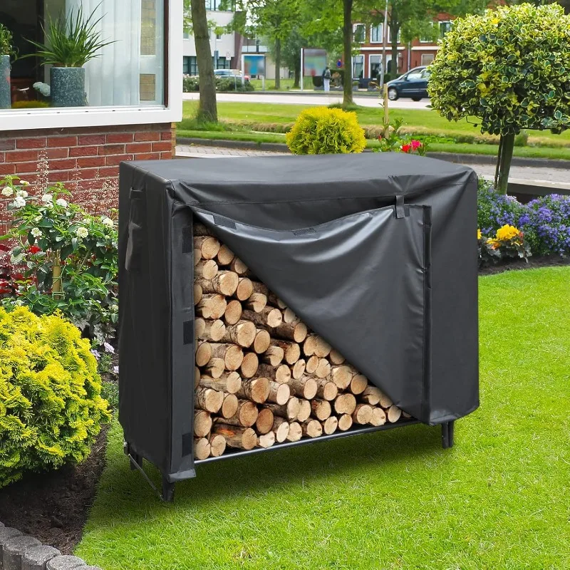 

600D Oxford cloth indoor dustproof firewood rack cover outdoor waterproof and rainproof outdoor firewood hood