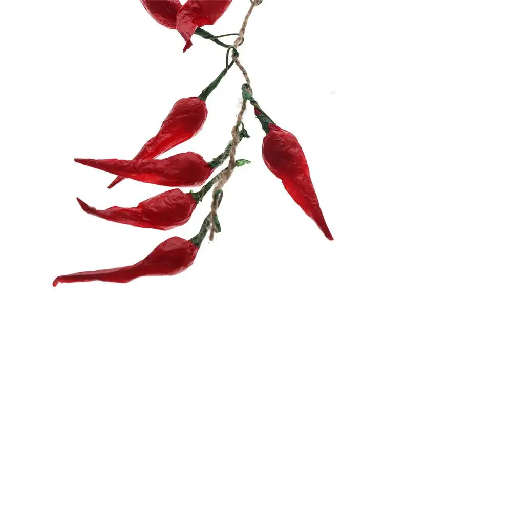

Home Photography Props Chili skewers Chili Pepper Decoration Artificial Vegetables Fake Vegetables Simulation Food Wall Decor