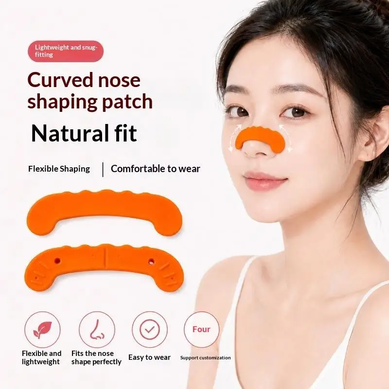 Memory Support Nose Shaping Strips Bridge Lifting Up Reusable Nose Lifter Adjustable Breathable Nose Wings Slimming Stickers