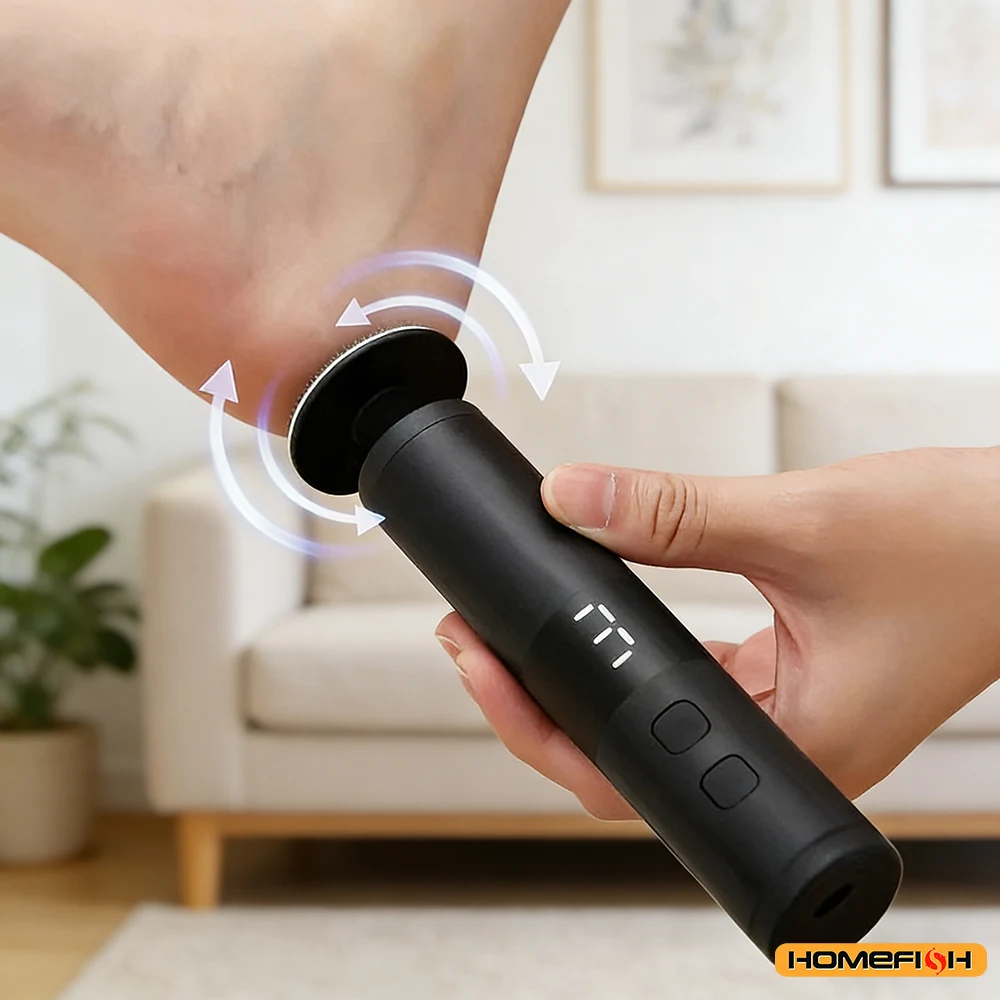3-Speed LCD Electric Foot Callus Remover – Fast Charging, Hand & Foot Care Tool for Home Use