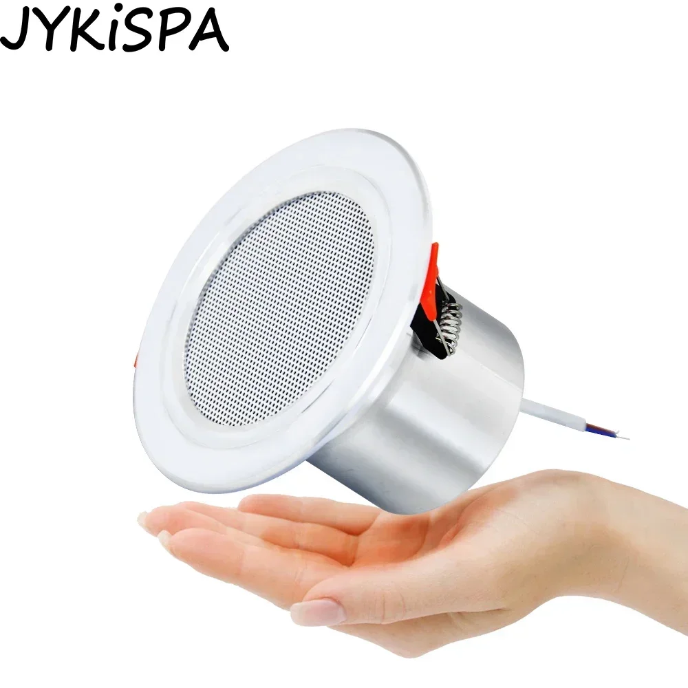 8Ohm 10W altoparlante da soffitto per bagno altoparlante sistema musicale di sottofondo indirizzo pubblico sfondo Audio bagno ristorante