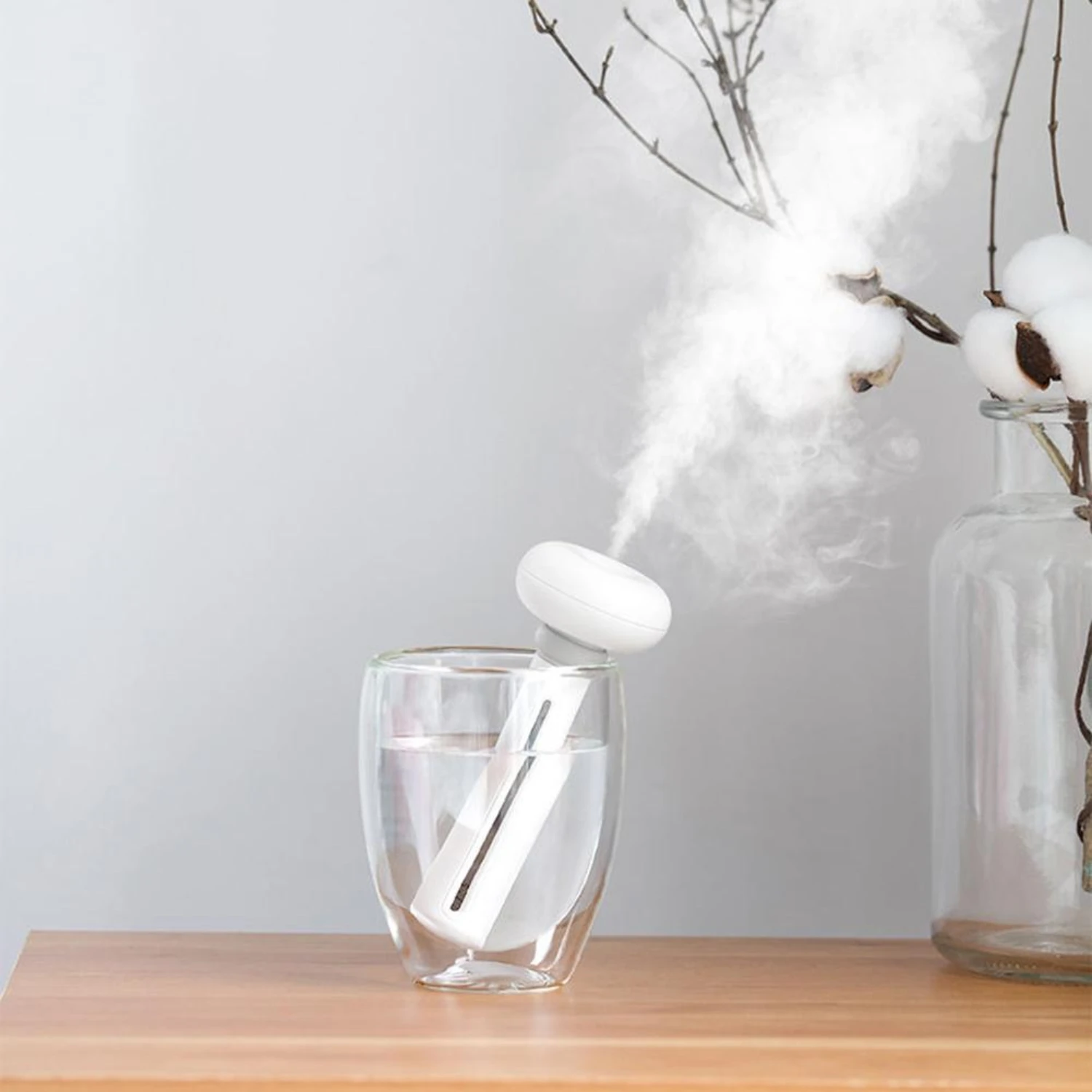 

Mini Humidifier Stick Bottle USB Powered Portable Air Moisturizing Humidifier Travel Car Humidifier