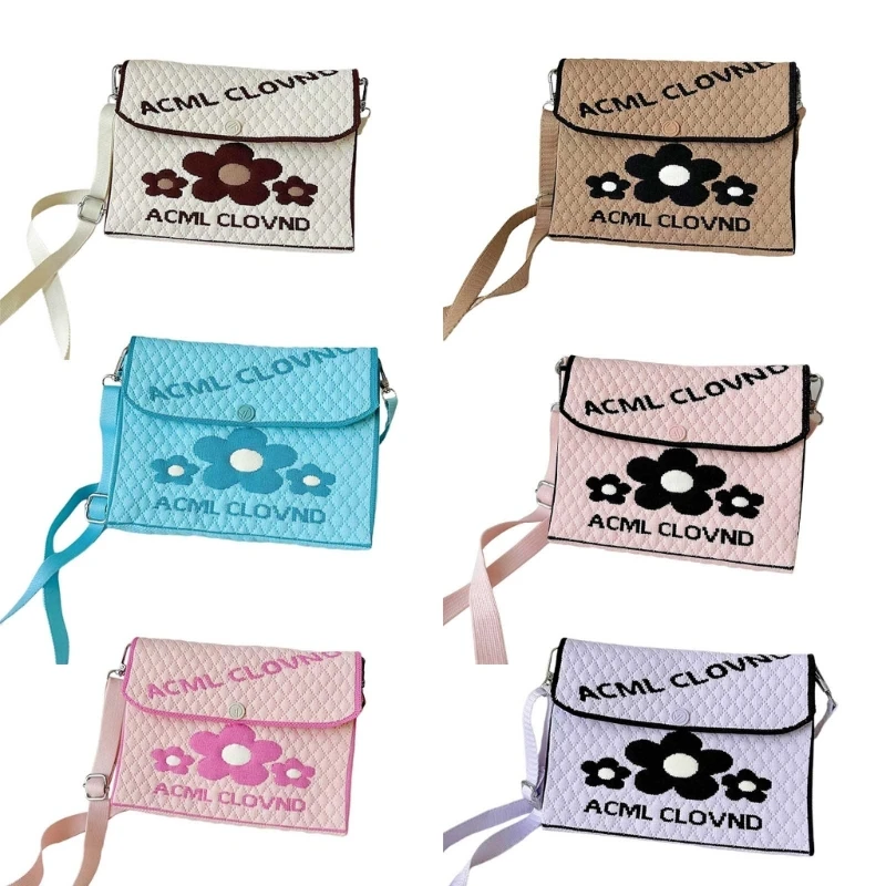 

Симпатичная цветочная сумка для мобильного телефона для девочек, женская модная сумка через плечо, универсальная модная сумка