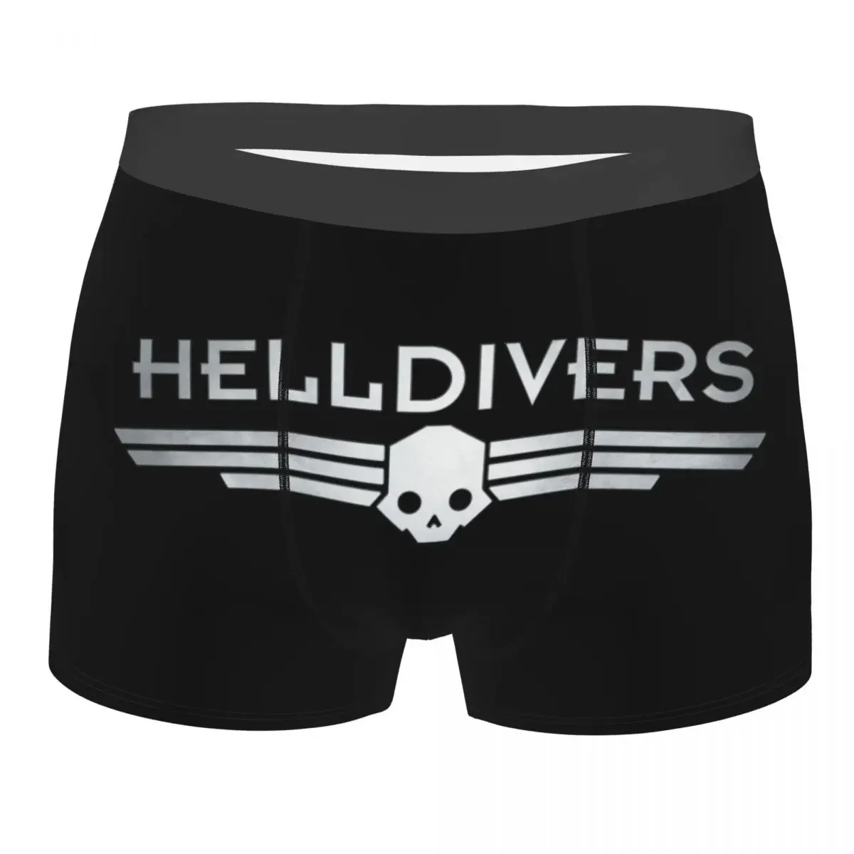 Male Cool Hot Game Helldivers Underwear Boxer Briefs Stretch Shorts Panties Underpants