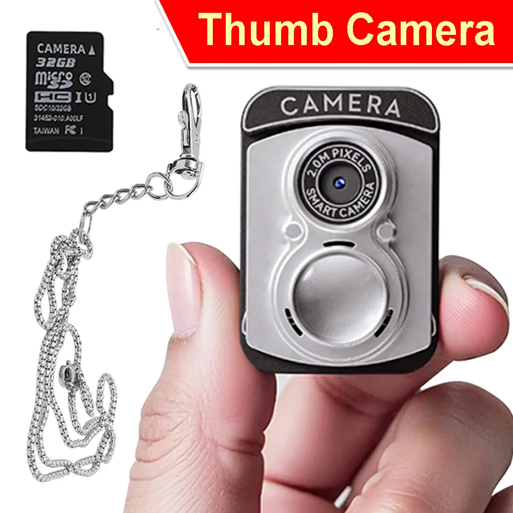 

Ретро-камера с картой памяти 32 ГБ, портативная мини-камера HD для фотосъемки, видеоблогов, записи видео, для путешествий на природе, с брелоком