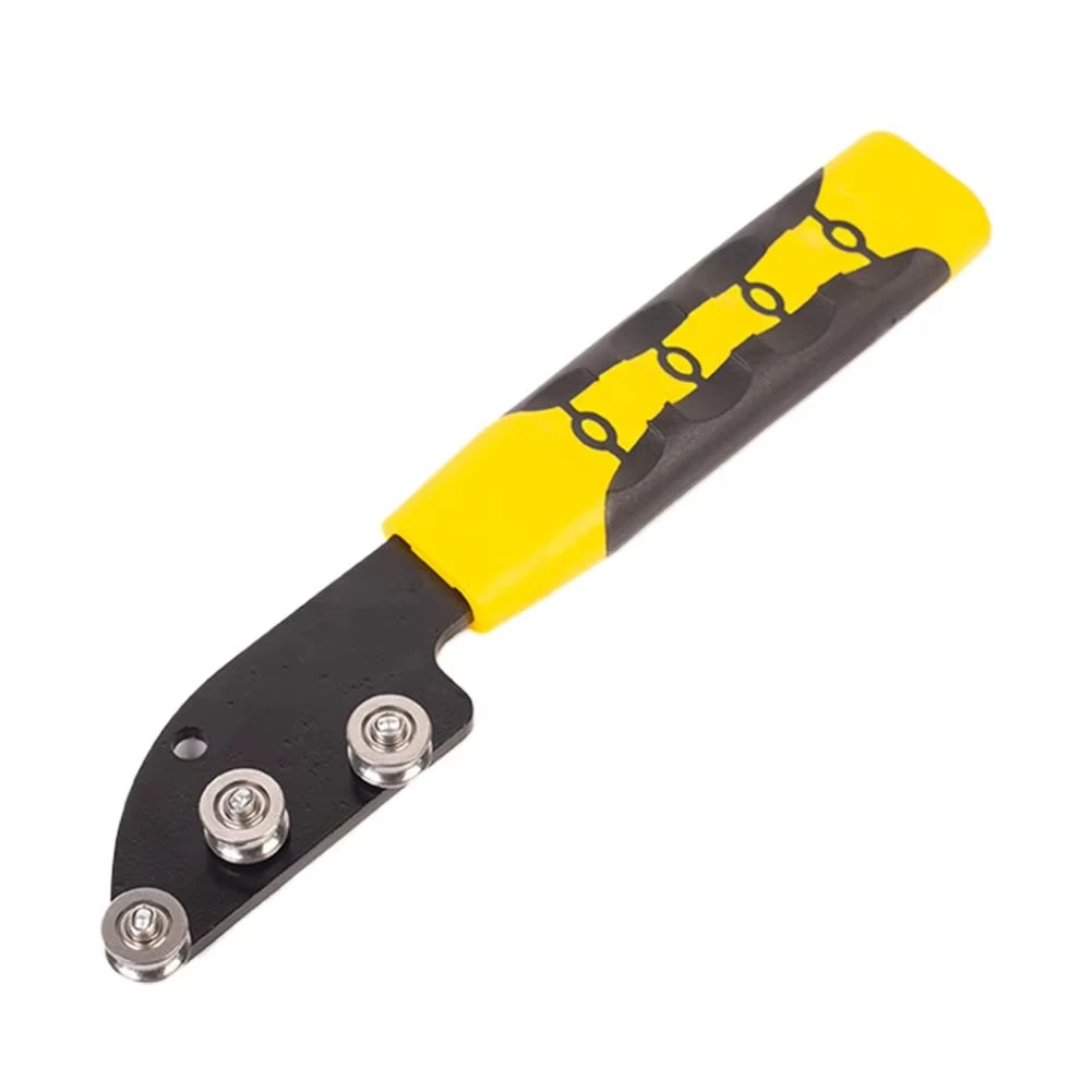 Stainless Steel Wire Straightener Tool with Smooth Roller Design for Quick Wire Handling and Compact Portable Use