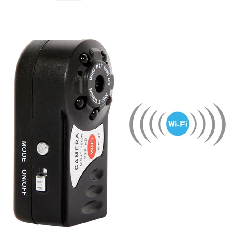 Imagem -06 - Mini Câmera sem Fio Wifi Gravador Dvr dv Câmeras Pequenas Visão Noturna Infravermelha Câmera ip Filmadora de Vídeo 1080p q7