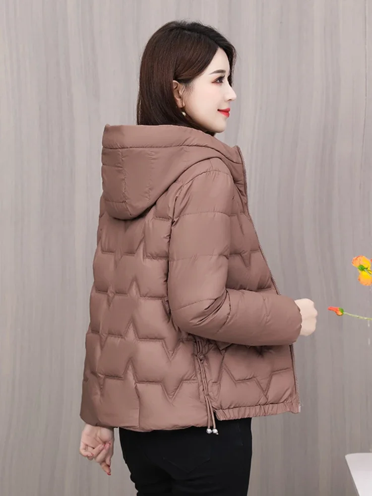 Down Cotton-Padded Jacket Women\'s Winter New Coat Korean Fashion Top-Grade Lady Keep Warm Thicken Cotton-Padded Clothes