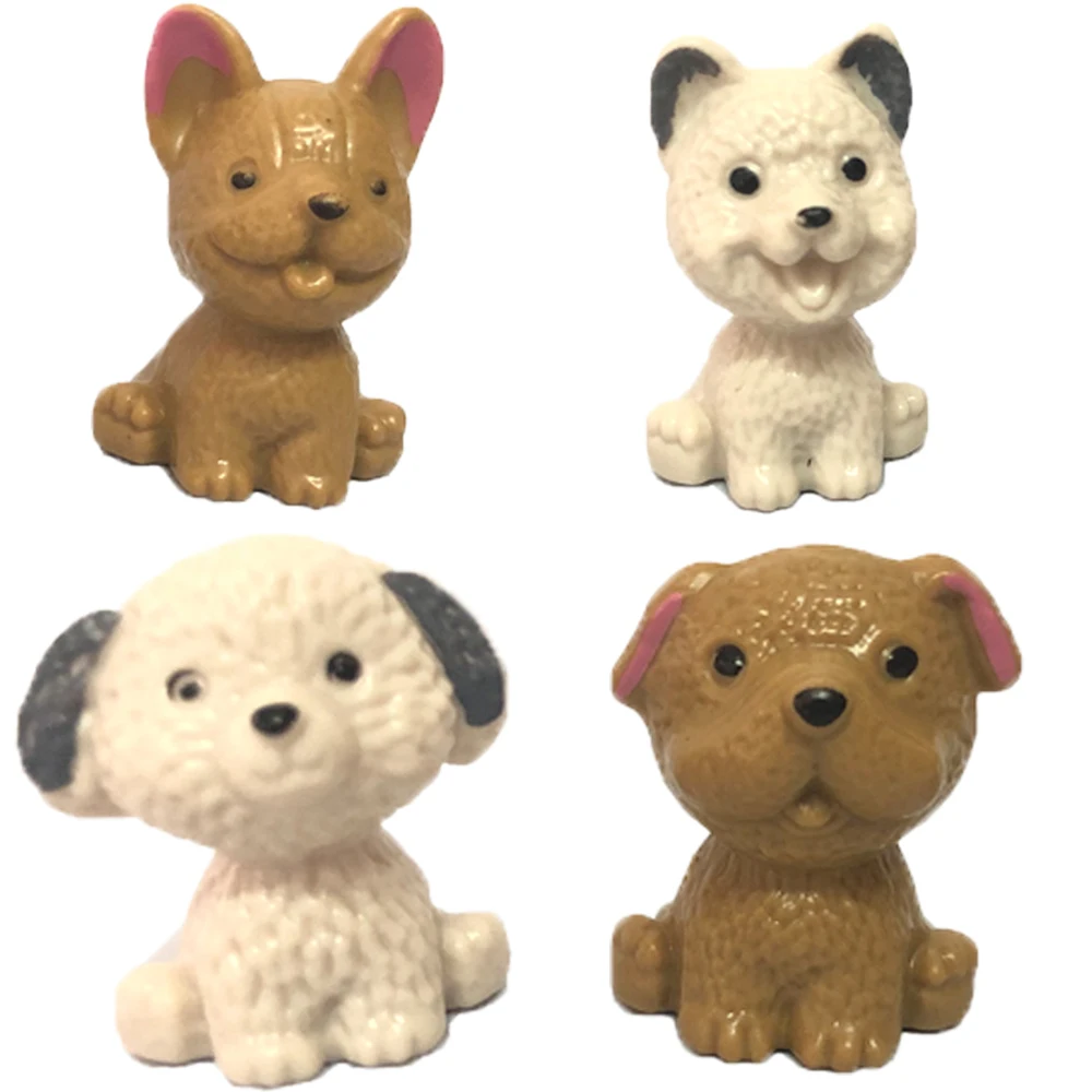 

4 Pcs / Set Doll Pets Dog Cat Fashion Toys Girl' 1/6 Doll Gift For BJD Dolls Accessories 11.5 Inch Doll Playmate Toy