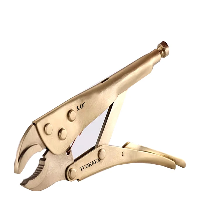 

New Products Non Magnetic Non Sparking Tools Locking Plier Virious Types 10inch Aluminum Bronze Tools With OEM Service
