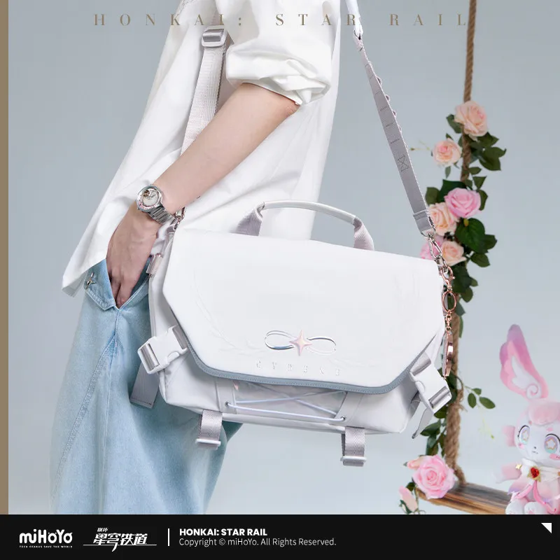 Official Cyrene Bag MiHoYo Honkai:Star Rail Cyrene Shoulder Bag Unisex Crossbody Bag Cosplay Accessories Birthday Gift
