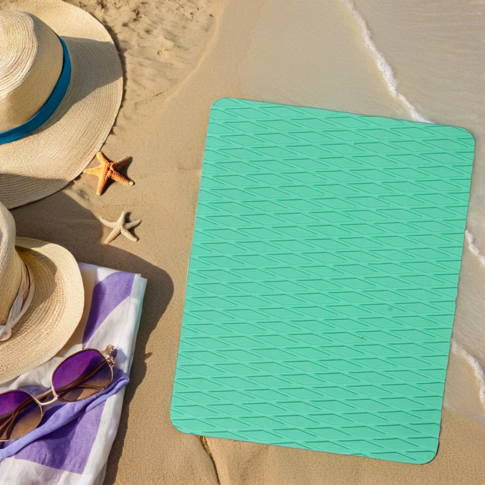 

1Set Inflatable Kayak Seat Cushion Lightweight Eva Non Slip Boat Seat Pad Outdoor Camping Fishing Kayak Accessories Light Green