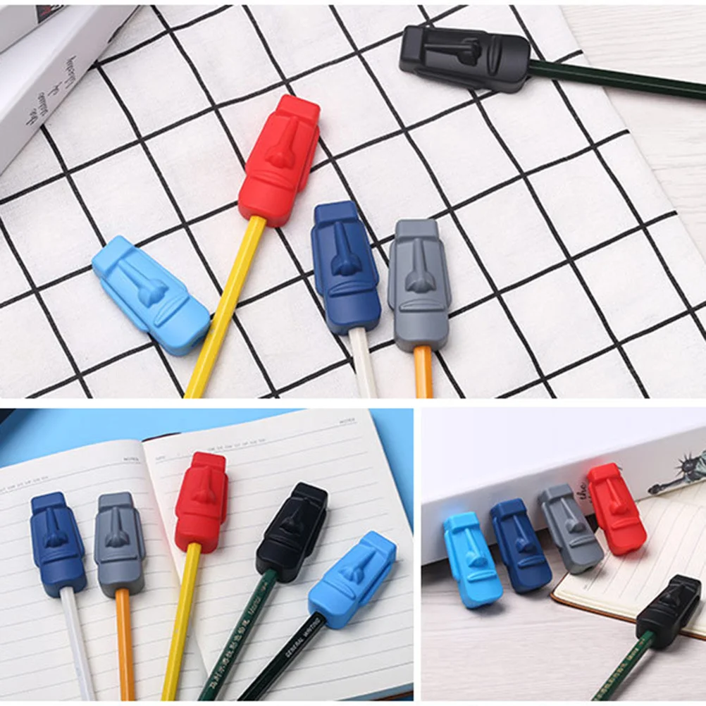 

2Pcs Baby Teething Silicone Molar Rod Grey Face Shape Safe Molar Bite Safe Chew Relief for Infant Gum Massage