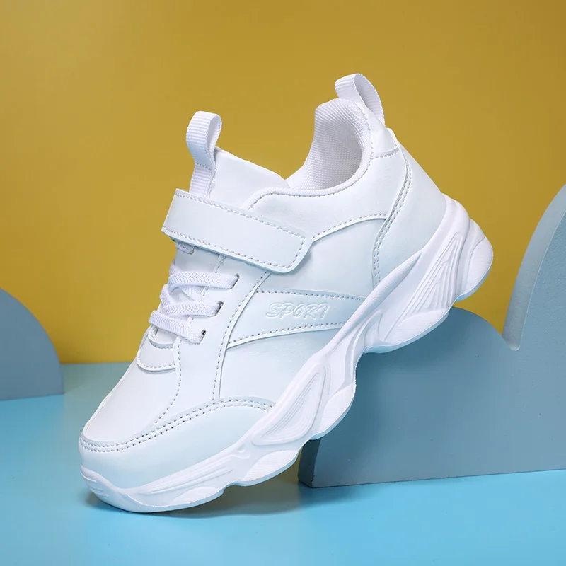 

Boys Girls Soft Bottom Sneakers Children Fashion Sport Shoes Breathable Mesh Anti Slip Wear Resistant Outdoor Daily Footwear