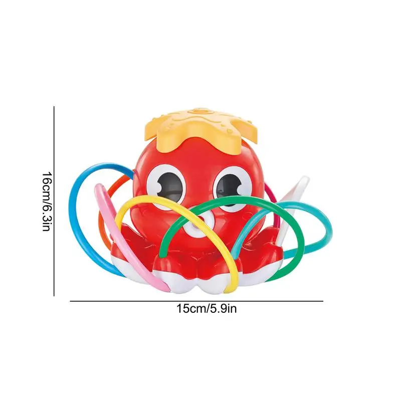 สเปรย์น้ํากลางแจ้ง Sprinkler สําหรับเด็กรูป Octopus Water Play Sprinklers Sprinkler ฤดูร้อนภายนอกของเล่น Smooth Play สําหรับ