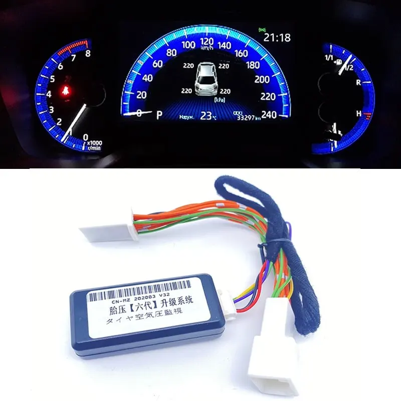 Samochodowy system monitorowania ciśnienia w oponach TPMS Monitor ciśnienia w oponach Alarm bezpieczeństwa dla Toyota Corolla Altis 2019 20 2021 2022