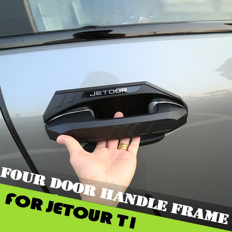 

Автомобильная четырехдверная рамка, подходит для Jietu Shanhai T1 2024 2025, модифицированная рамка для автомобильной дверной ручки, внешние аксессуары для автомобиля