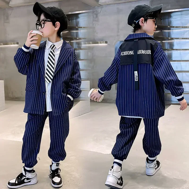 Kids Clothing Sets Boys Tracksuit Autumn Spring Children Tops Pants 2Pcs Outfit Teenager Boys Clothes 5 6 8 9 10 12 13 14 Years