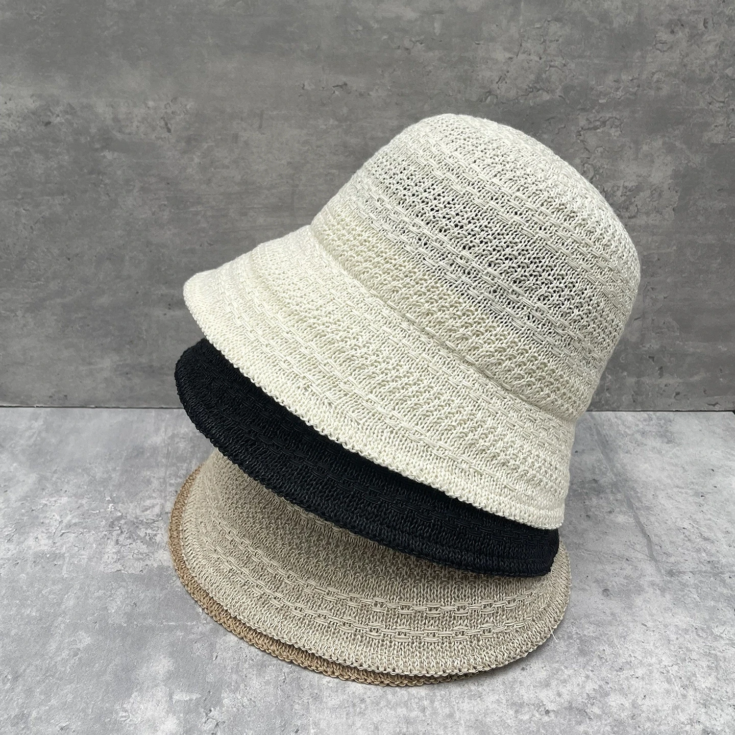 

Cotton Linen Wide Brim Visor Hat for Women Summer Foldable Solid Color Breathable Visor Sun Hat Sunscreen Caps