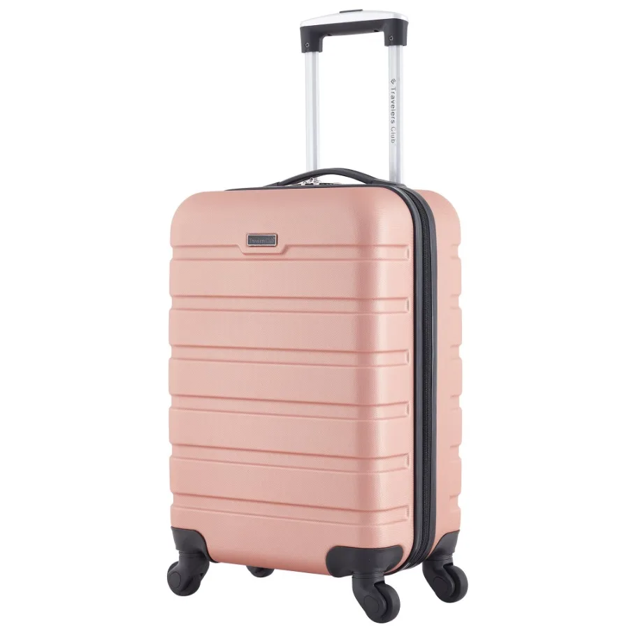 

20" Hard Side Rolling Carry-on Luggage for Travel- Rose Gold