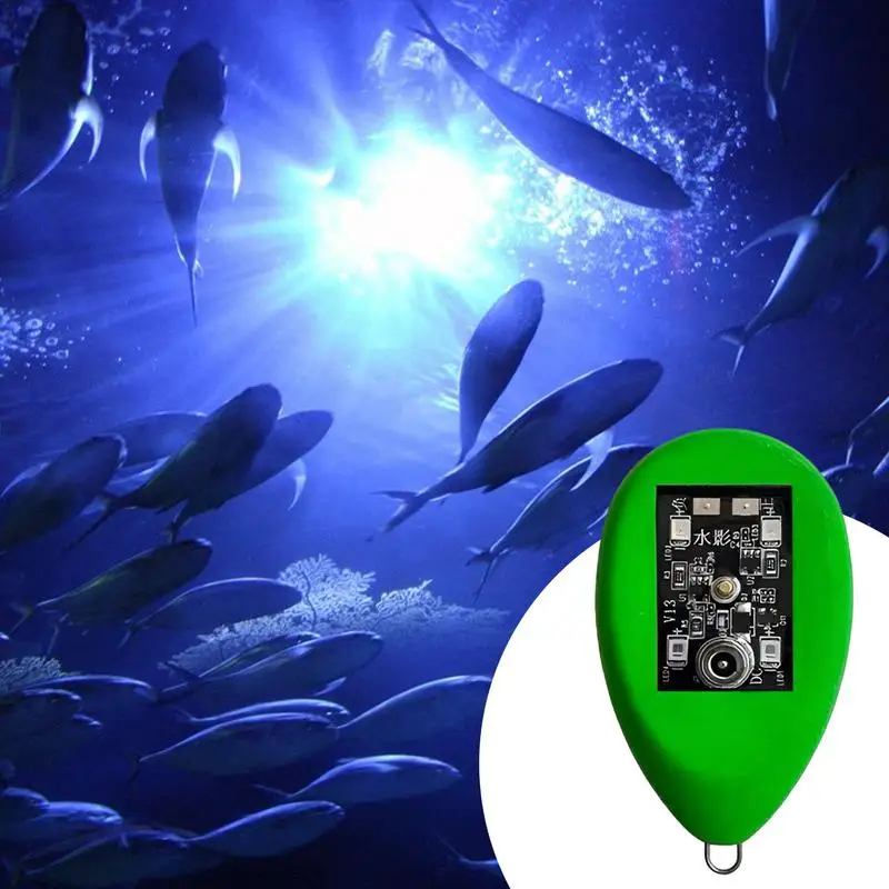 Fishing Floating Light Super Bright Night Vision Fishing Floating Ball Lamp Includes Charging Cable 4 O-Rings Fish Finder Lamp