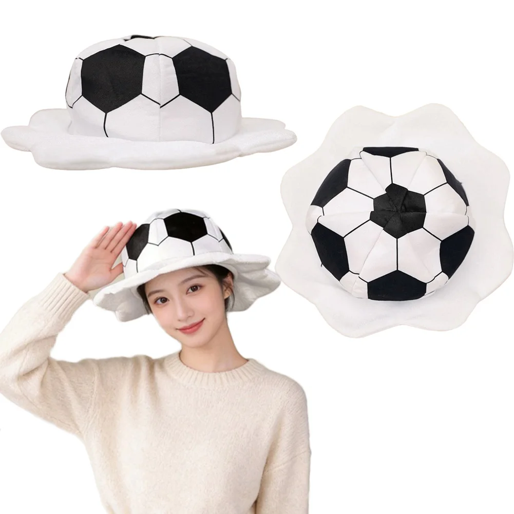 

Football Hat Cosplay Cotton Cap Halloween Soccer Fisherman Hat Roleplay Costume Accessories Outfits Props Adult Carnival Party