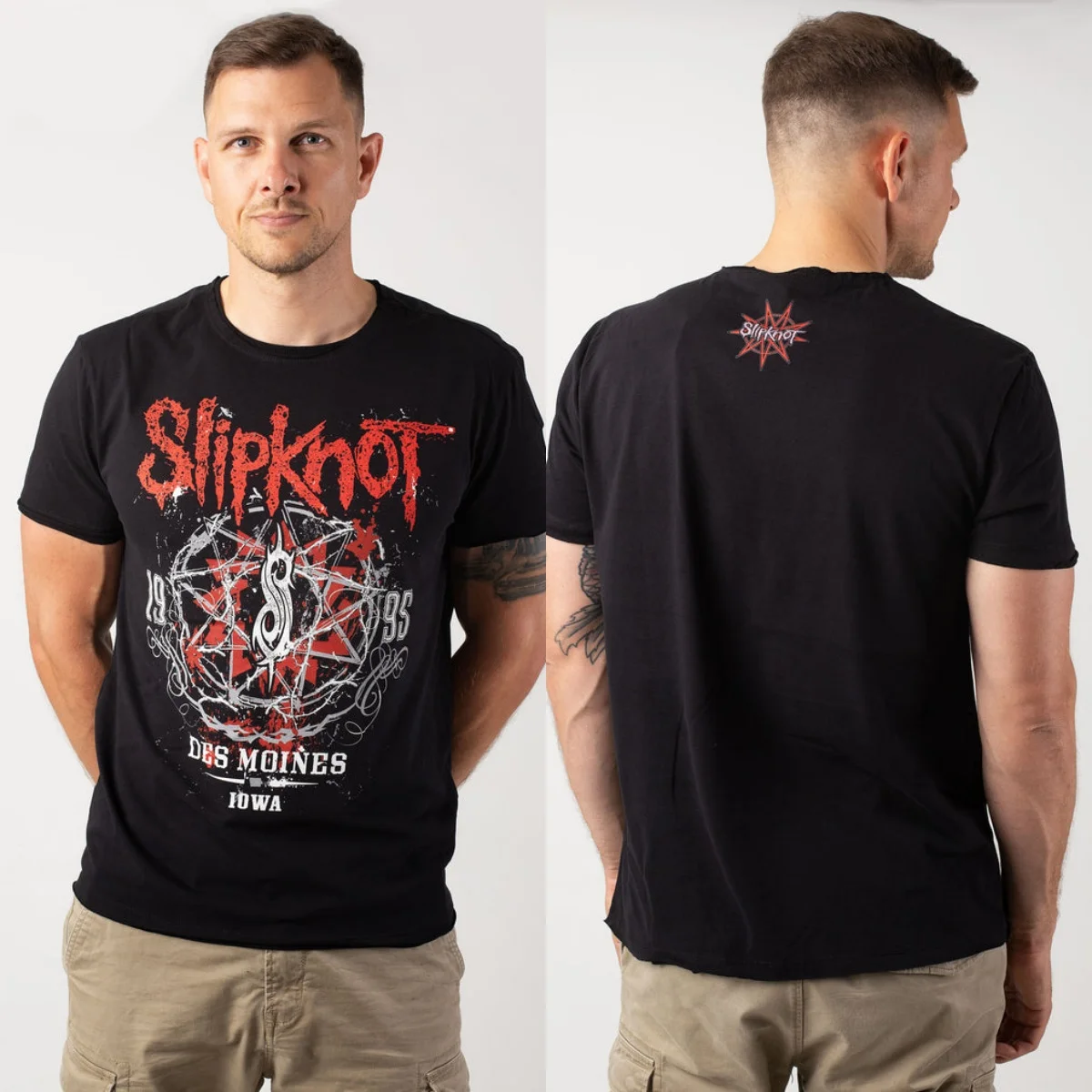 Rare Slipknot Graphic Cotton T-shirt Unisex Summer Short Sleeve Fashion Brand Tee Luxury Casual Vintage Tees