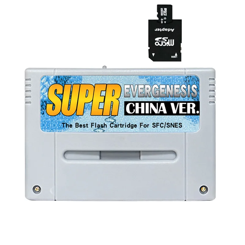 Super SNES SFC 3000 in 1 V1 Game Card voor Super Famicom 16-Bit JPN/EU/USD Video Game Console Accessoires met 4G TF Card