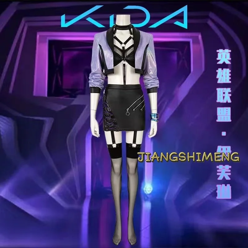 Game LOL KDA Evelynn Cosplay Costumes Anime Figure Dress Halloween Costumes for Women Vestido Role Play Clothing Sexy Uniform