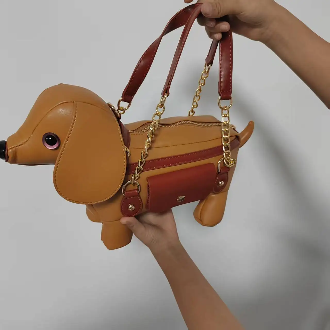 2026 Latest New Designer Puppy Small Dog Crossbody Bag Cute Lovely Dog Sling Bag For Girls