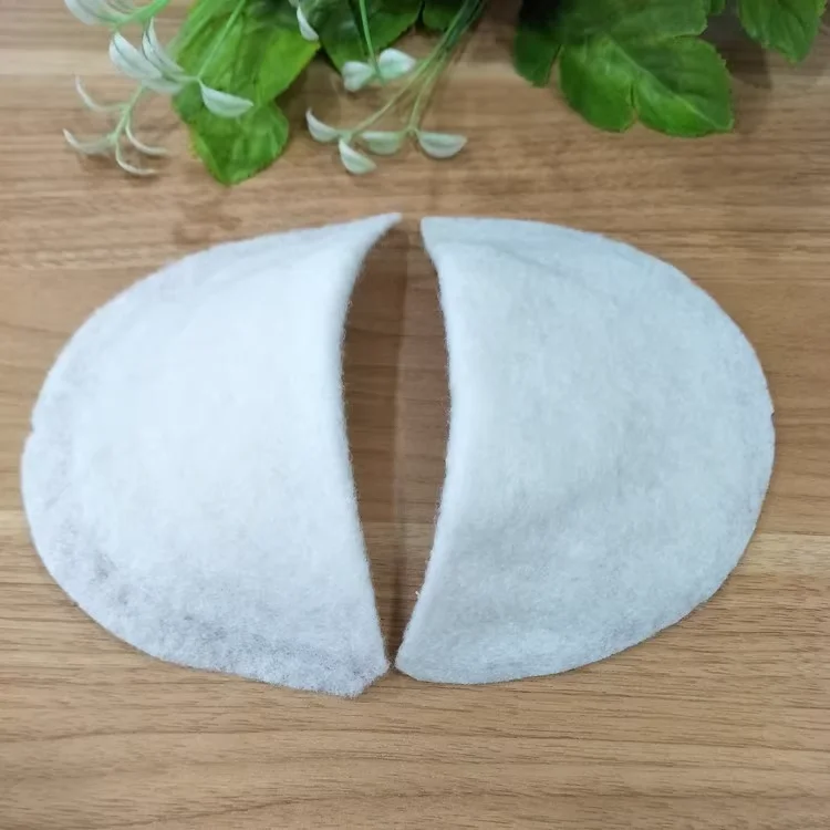 20pairs 16*9cm High quality Sewing Clothing Accessories White Shirt  Shoulder Pads jacket Suit Coat shoulder pads thick 0.8cm