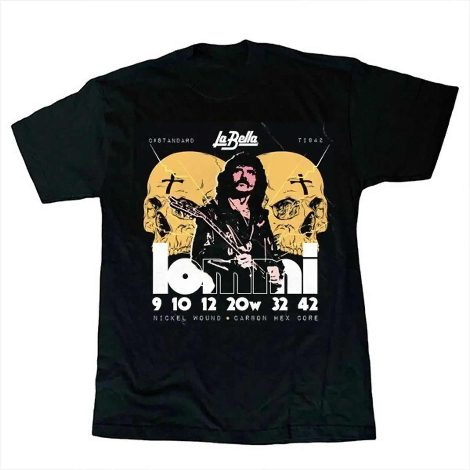 T shirt collezione Tony Iommi regalo divertente tutte le taglie P63 184 vintage Washed Stylish graphic homme streetwear