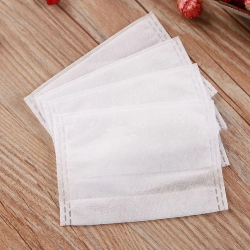 100pcs Disposable Tea Filter Bags Non-woven Fabric Tea Bag With Drawstring Kitchen Filter Paper For Coffee Herb Loose Tea