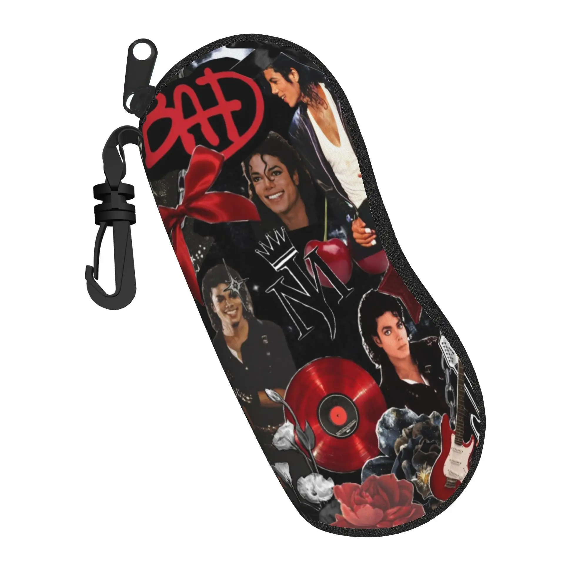Cute Cartoon Glasses Case Michael Jackson The King of pop Merch  Accessories  Eyewear Storage Box Cartoon Eyeglasses Box