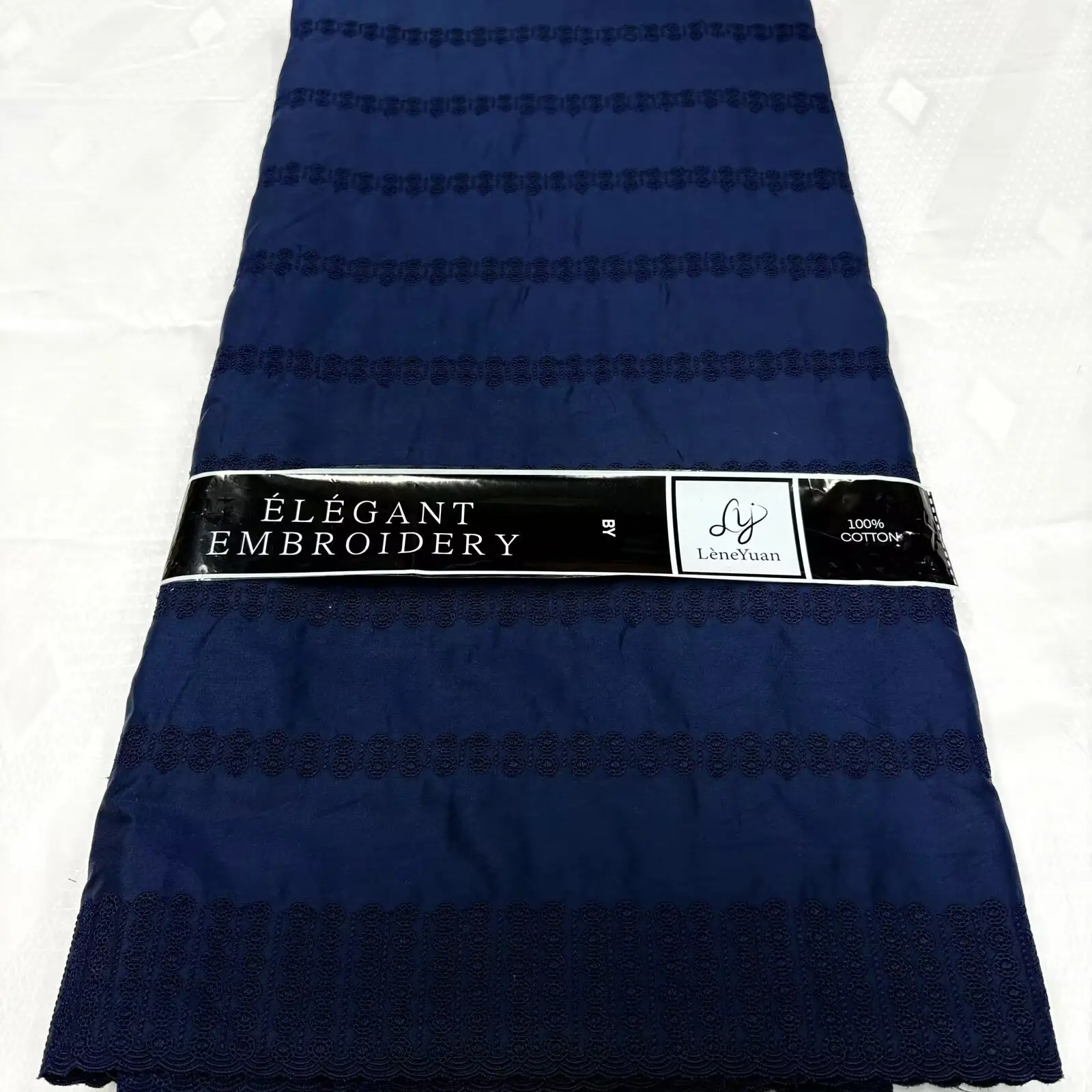 Luxury 5 Yards Swiss Voile 100% Cotton Lace Fabric Premium Quality African Soft Atiku Fabric for Men Cloth 16A99
