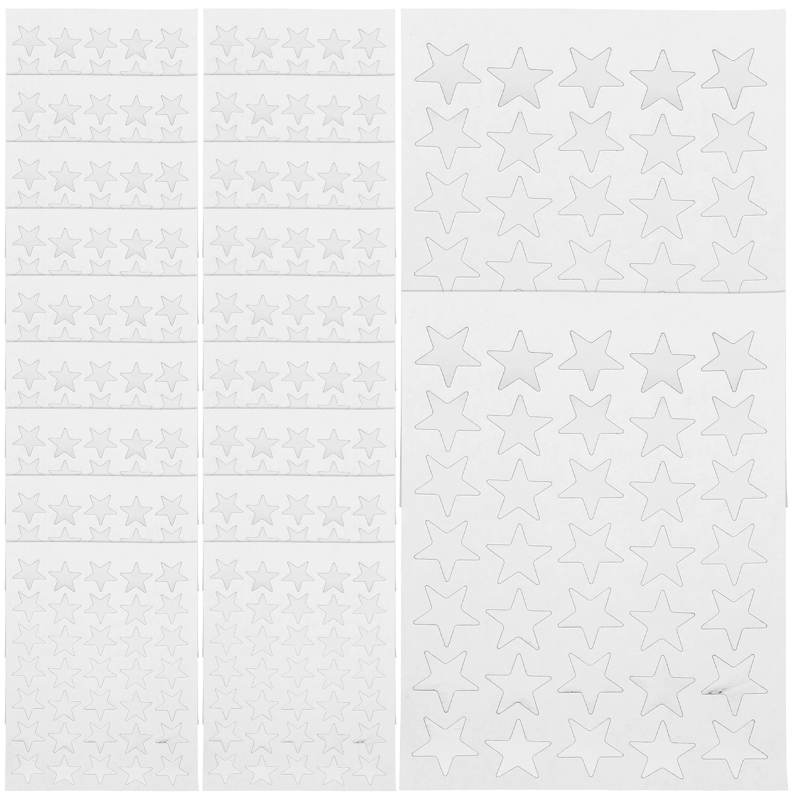 

35pcs Decor Pentagram Shaped Delicate Reward Self-Adhesive School Stickers For Classroom Kindergarten Students Teacher