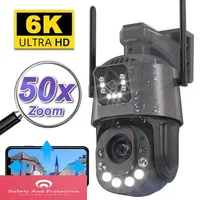 Wistino 6k Icsee 50x Zooming Wireless 4G CCTV Camera Night Vision Audio Alarming Outdoor Waterproof Network Camera