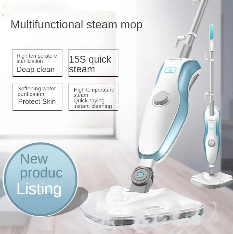 New steam mop cleaning machine household high temperature floor cleaning machine multifunctional steam cleaning machine