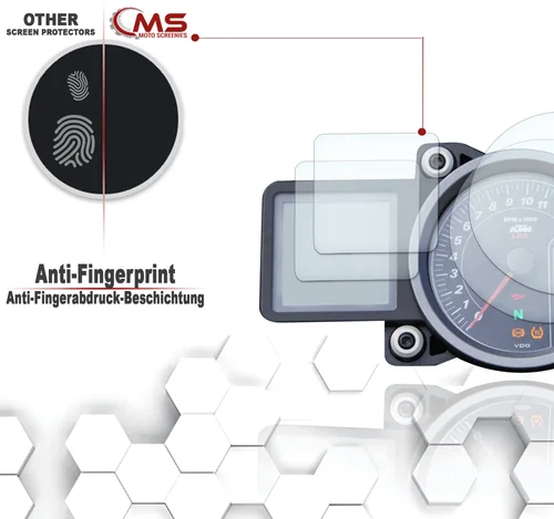 Imagen 2 del producto Para KTM 1050 1290 1190 1090 ADV GT 1290 SUPER DUKE R Protector de pantalla de película de protección contra rayaduras de panel de motocicleta