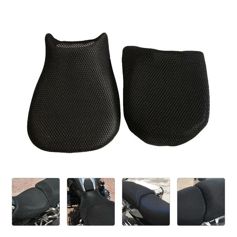 

2pcs /Set Motorcycle Seat Cover Waterproof Sun Protection Heat Insulation Cushion Net Covers For Seat Protector Auto Interior