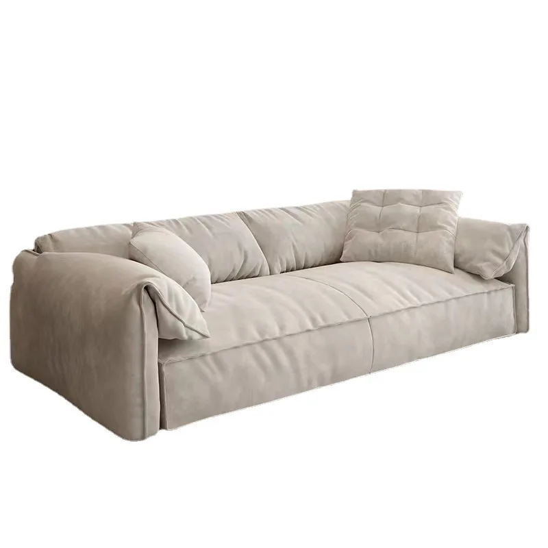 

Frosted leather living room down technology fabric sofa furniture