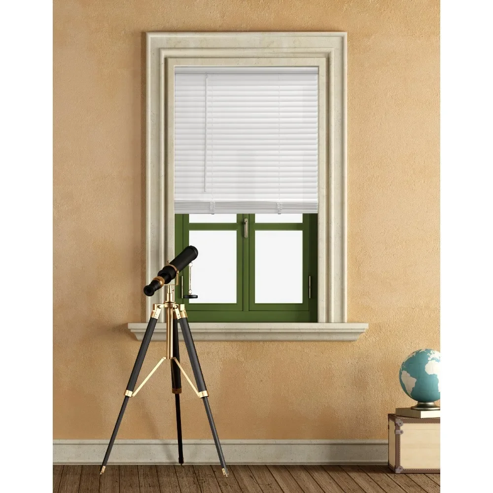

Hot Sale.Limited time promotion.1" Cordless Vinyl Light Filtering Mini Blinds, White, 34" W x 64" L.Free Delivery.