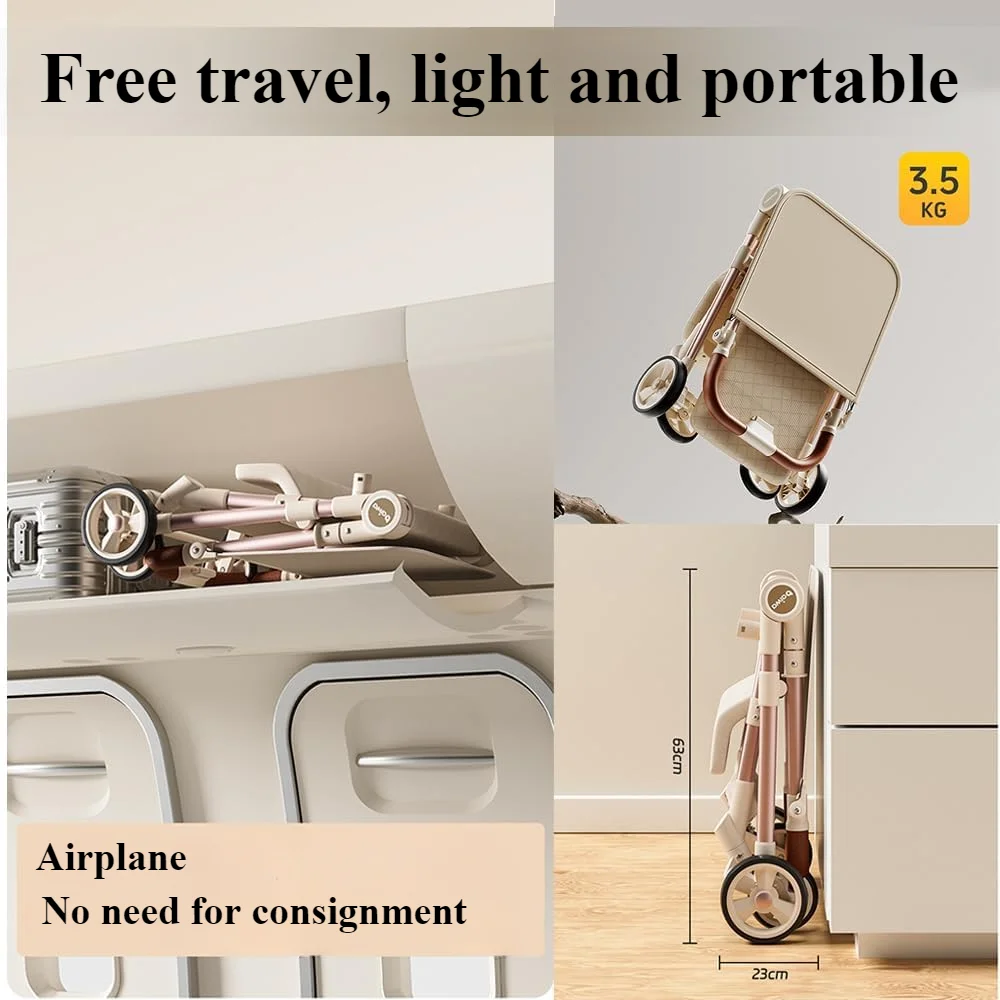 عربة أطفال قابلة للطي خفيفة ال - مراجعة Lightweight Foldable Baby Stroller Compact وسعره