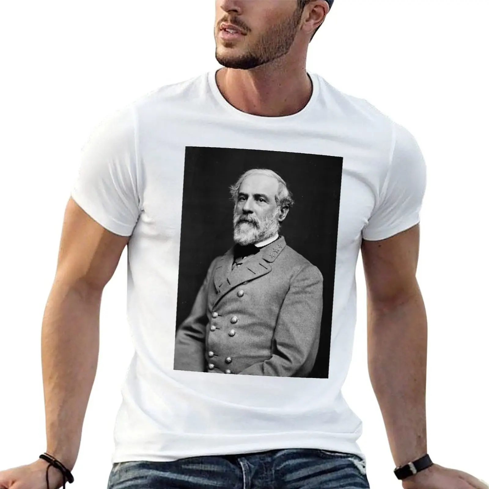 

Portrait of Confederate General Robert E. Lee (1864) T-Shirt graphic t shirts for man man t shirts for men T-Shirt