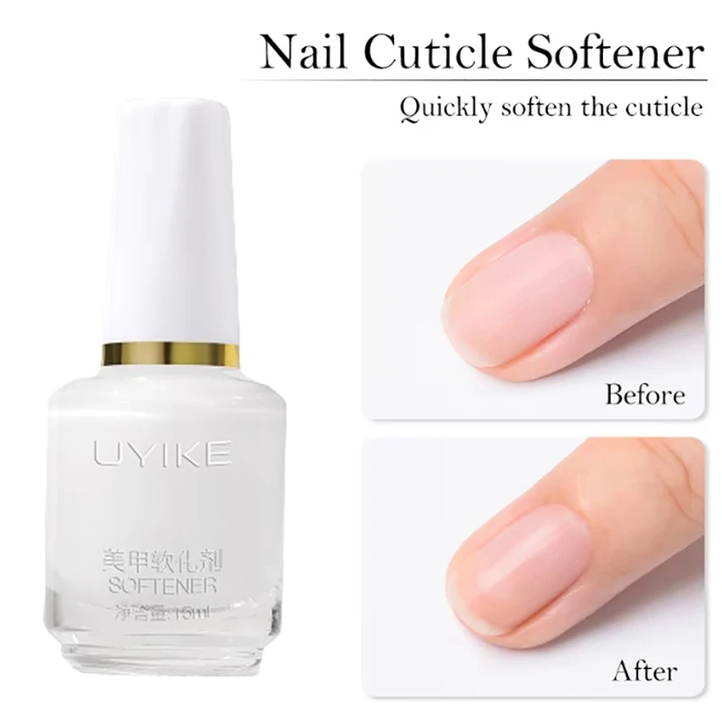 15ml Nail Cuticle Remover Softener Exfoliator Cuticle Oil Nail Treatment Manicure Soften Dead Skin Nails Care