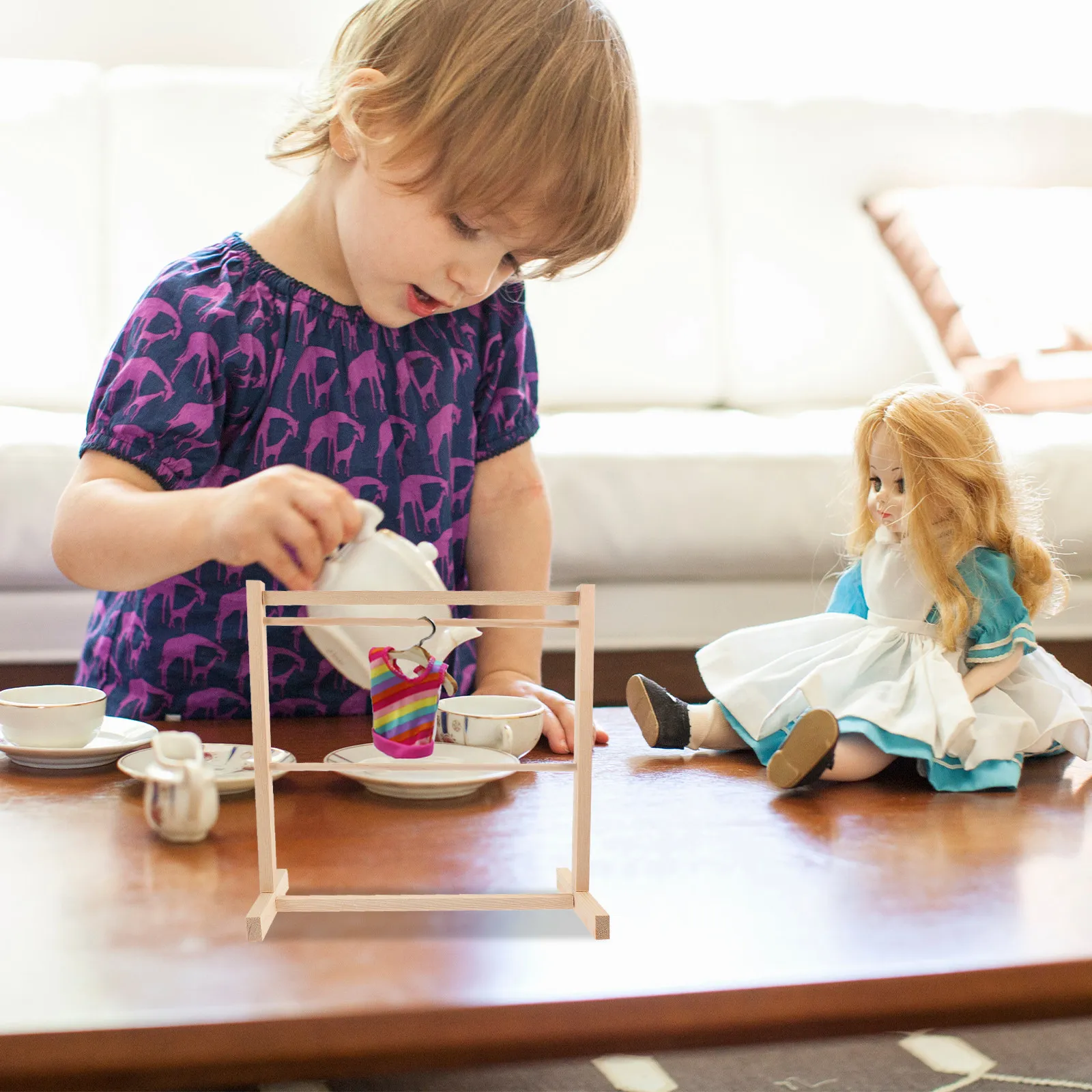 

Набор мини-деревянных вешалок для одежды: простой дизайн, удобство использования, экономичность, органайзер для хранения одежды, незаменимый аксессуар