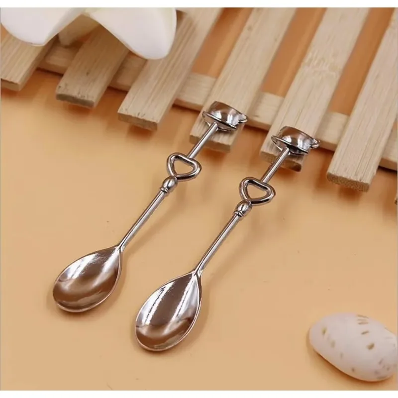 14x6.5cm Weddin Souvenirs Drink Tea Coffee Spoon LOVE Bridal Shower Wedding Part Favor Gift Guests Partys Kitchen Accessories