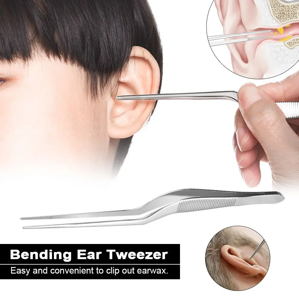 Multi-function Portable Ear  Wax Removal Oral Cleaner Nose Clip Ear Cleaning Clip Nail Clip Ear Tweezer Ear Care Tools