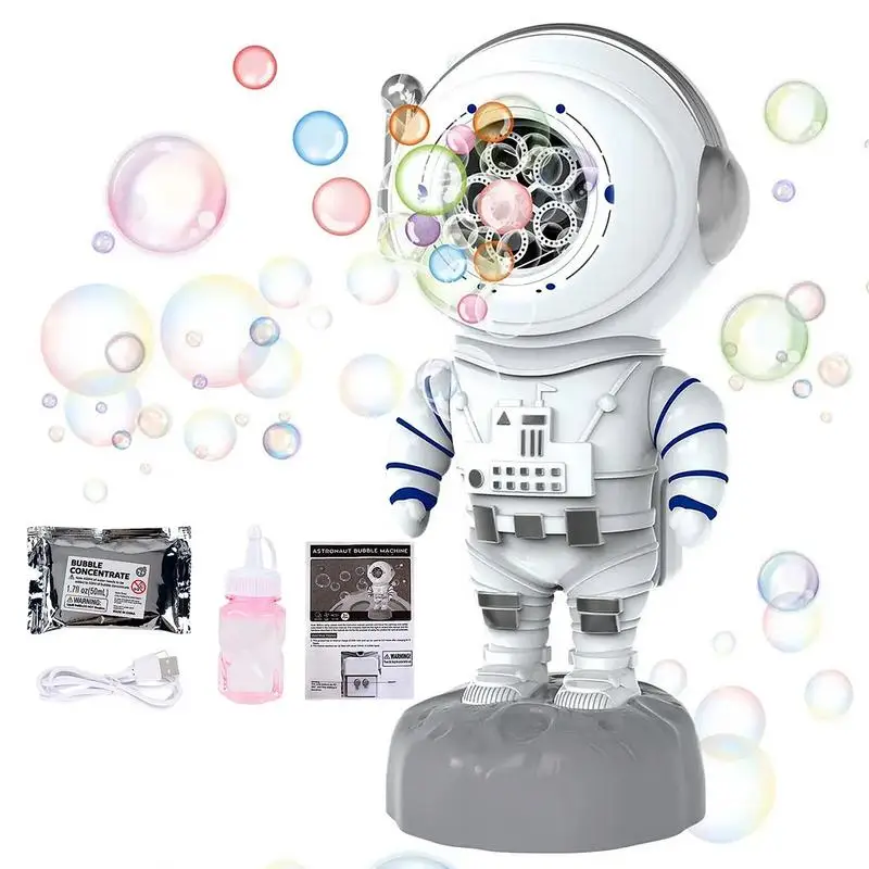 

Electric Bubble Machine Astronaut 360 Degree Rotatable Bubble Machines For Outdoors Automatic Bubble Toys For Parties Outdoor &